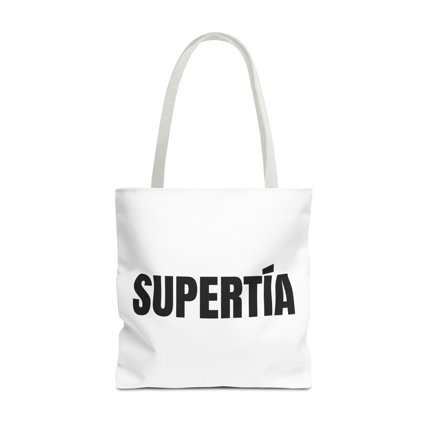 SuperTía White Tote Bag – For the Icon in Every Aisle